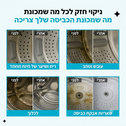 טבליות לניקוי מכונת הכביסה מבית Romera