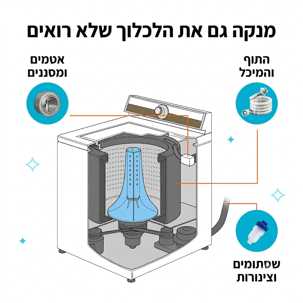 טבליות לניקוי מכונת הכביסה מבית Romera